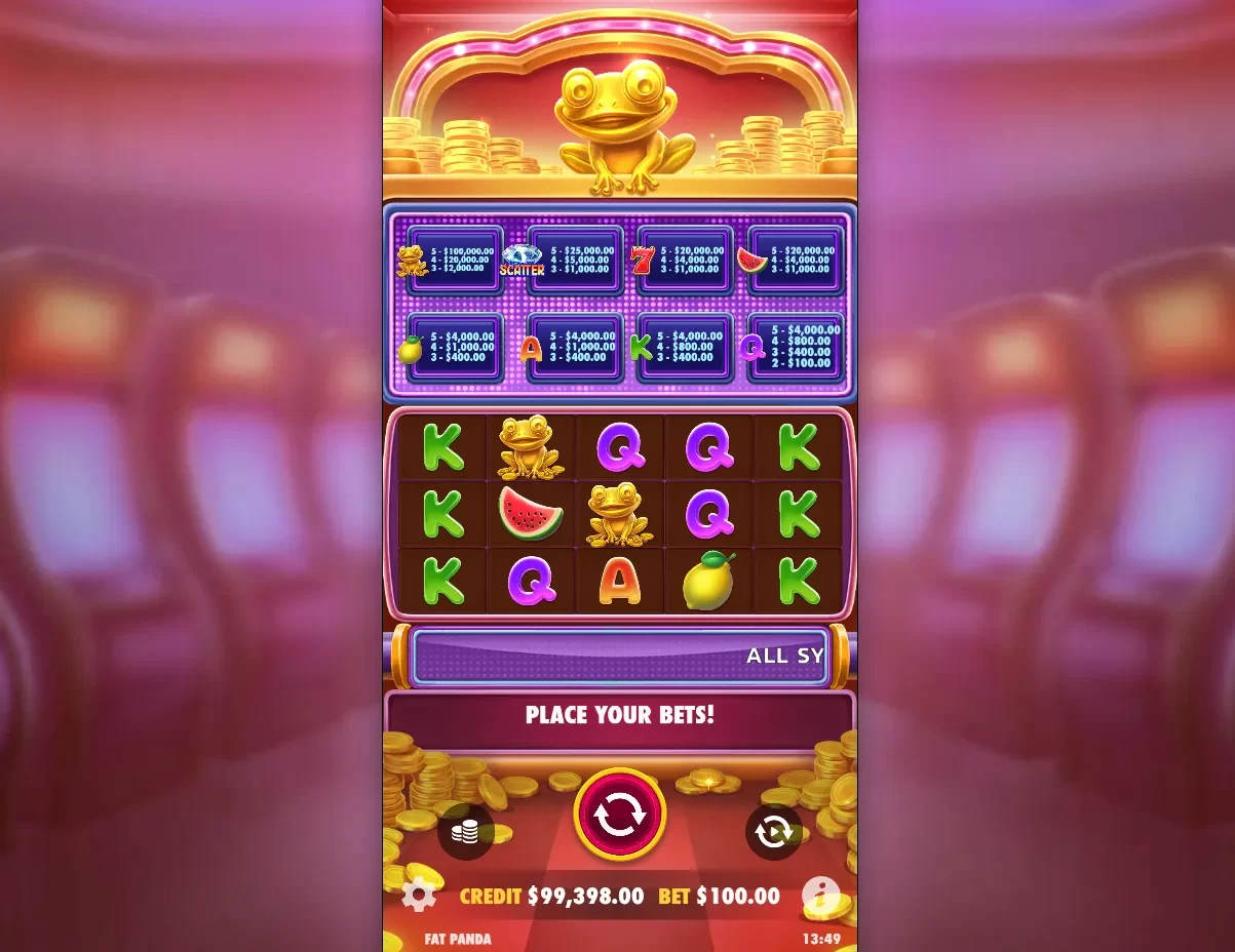Wealthy Frog Captura de tela do jogo 1 Wealthy Frog Captura de tela do jogo 1